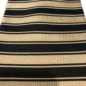 Stratford 100% Silk TIE RACK Made in Great Britain Gold & Black Striped W 4 L 55